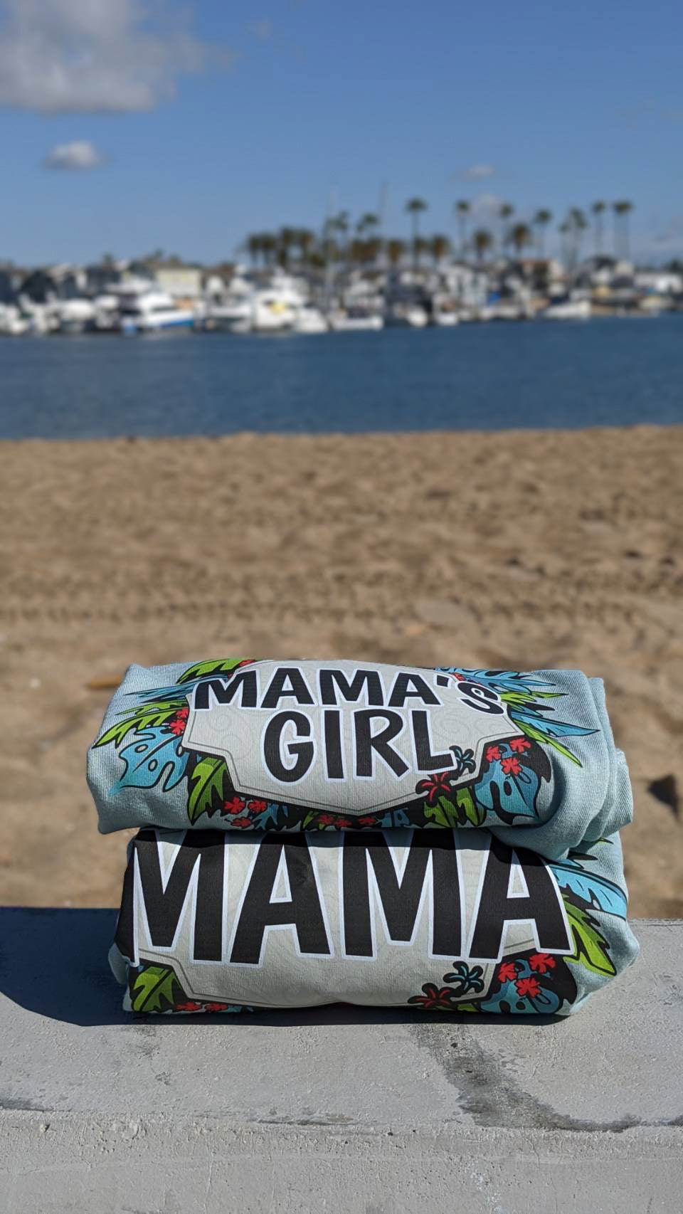 Mama's Girl Tropical Crew Tee