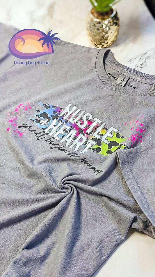 Hustle and Heart Tee, Small Business Owner Tee