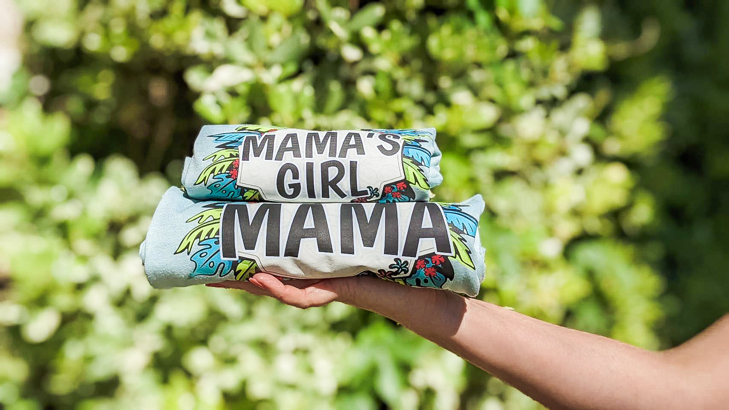 Mama's Girl Tropical Crew Tee