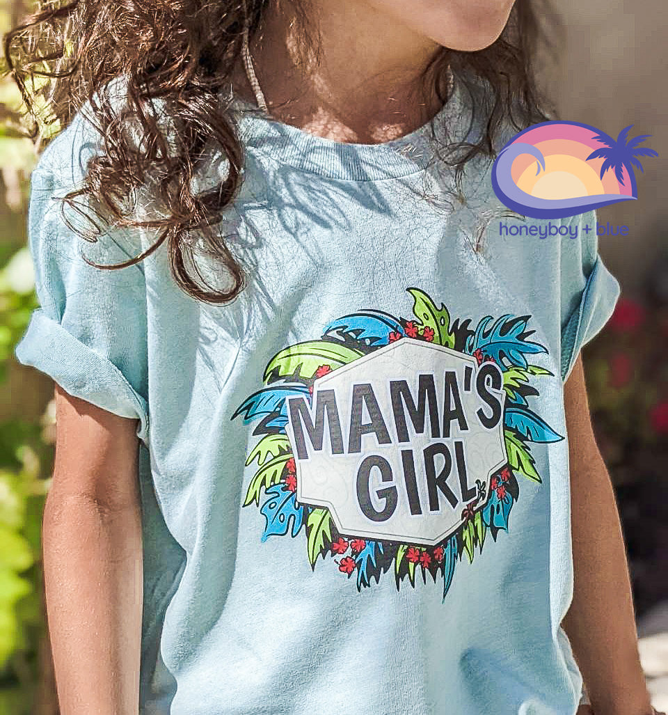 Mama's Girl Tropical Crew Tee