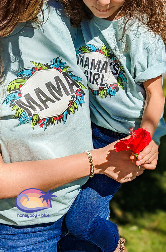 Mama Tropical Crew Tee