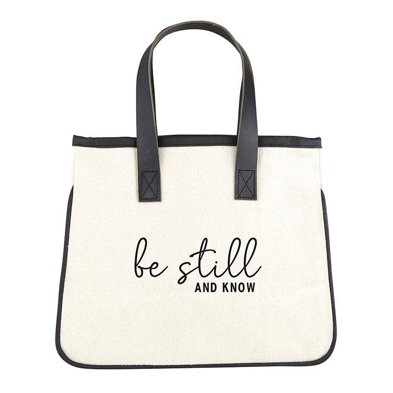 Be Still Mini Canvas Tote