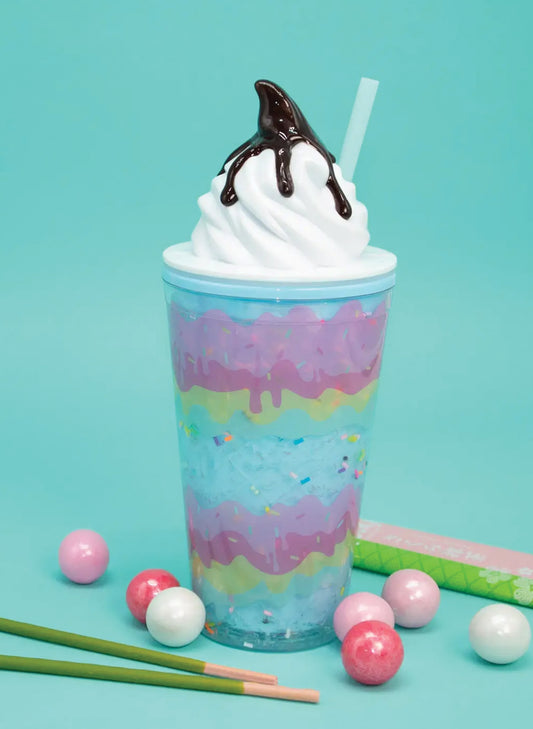 Layered Soft Serve Ice Cream Tumbler - 16 Oz