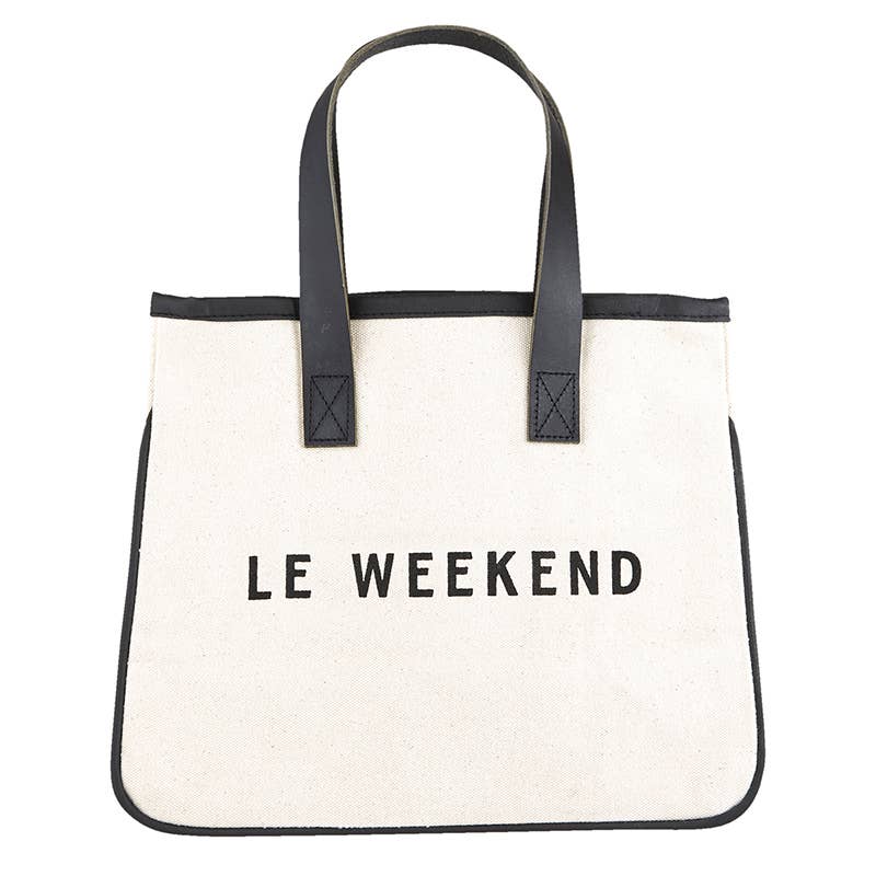 Mini Canvas Tote - Weekend