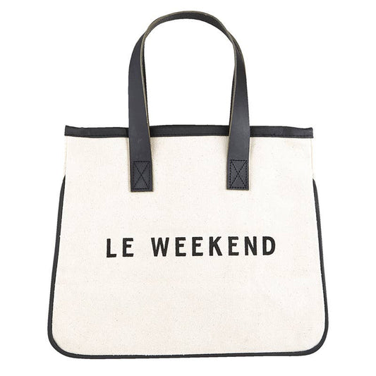 Mini Canvas Tote - Weekend