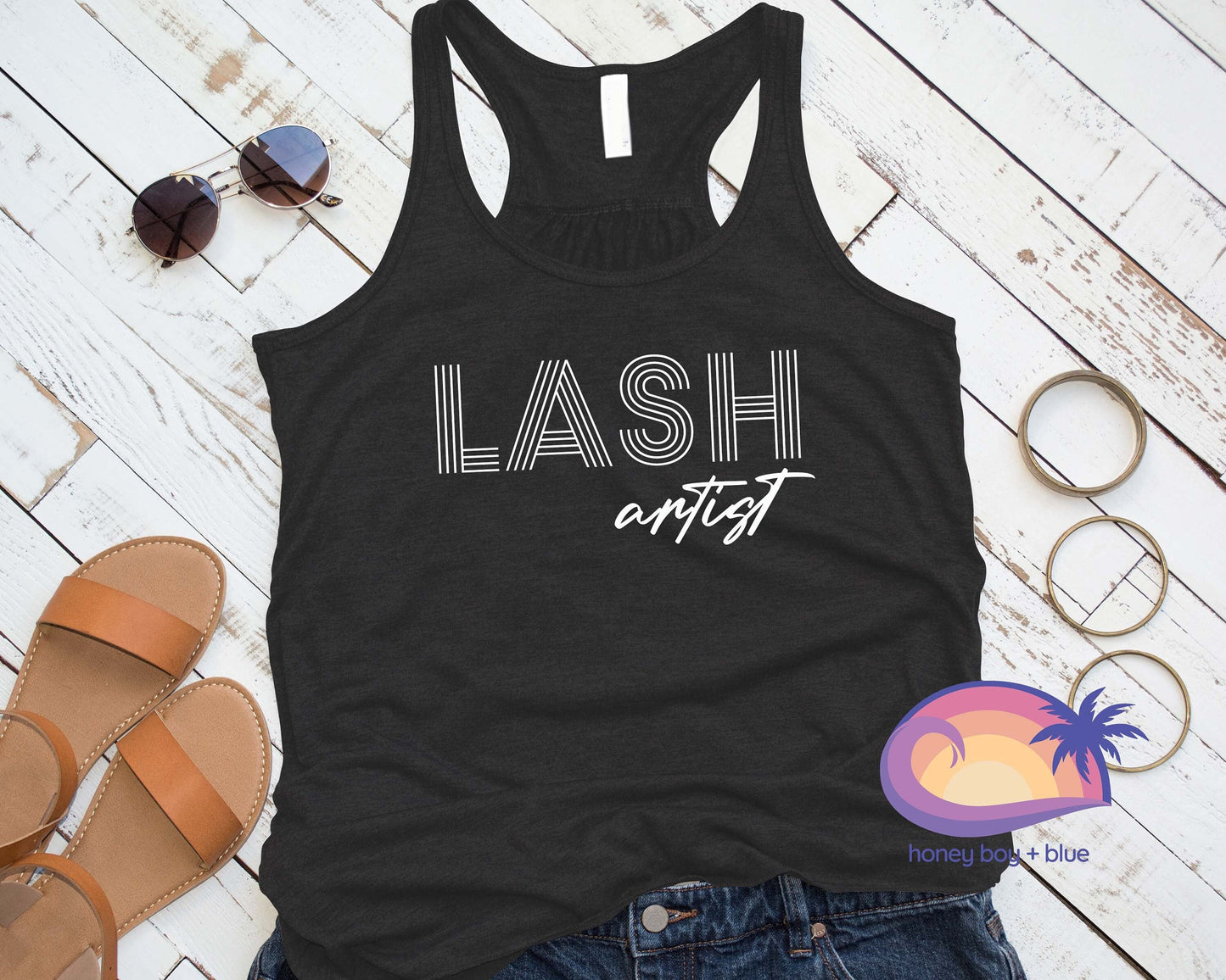 Lash Tech Flowy Tank Top