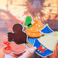 Disneyland Sweet Treat Sticker 4-pack, Disney stickers, Disneyland snacks, Mickey, Minnie, Donald Duck, Vinyl Stickers, Disneyland Stickers